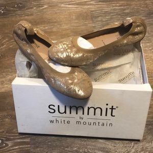 Summit by White Mountain coffee Leather SZ 37